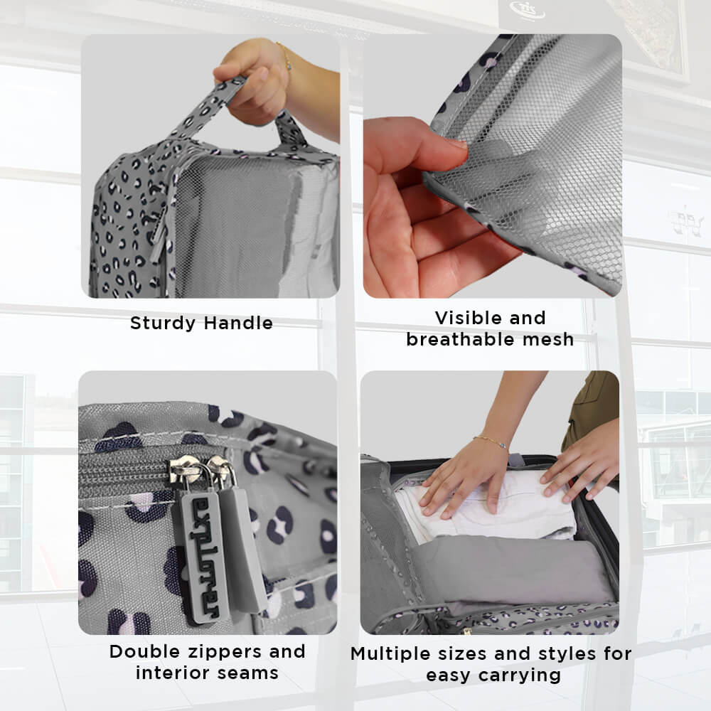 Travel Packing Cubes - Set of 6