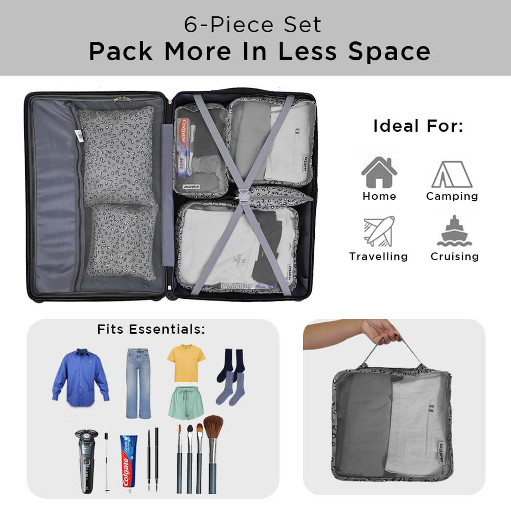 Travel Packing Cubes - Set of 6