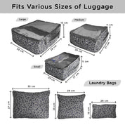 Travel Packing Cubes - Set of 6