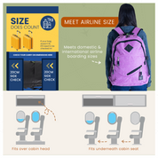 Sac à dos avec 5 compartiments, port USB pour ordinateur portable et téléphone
