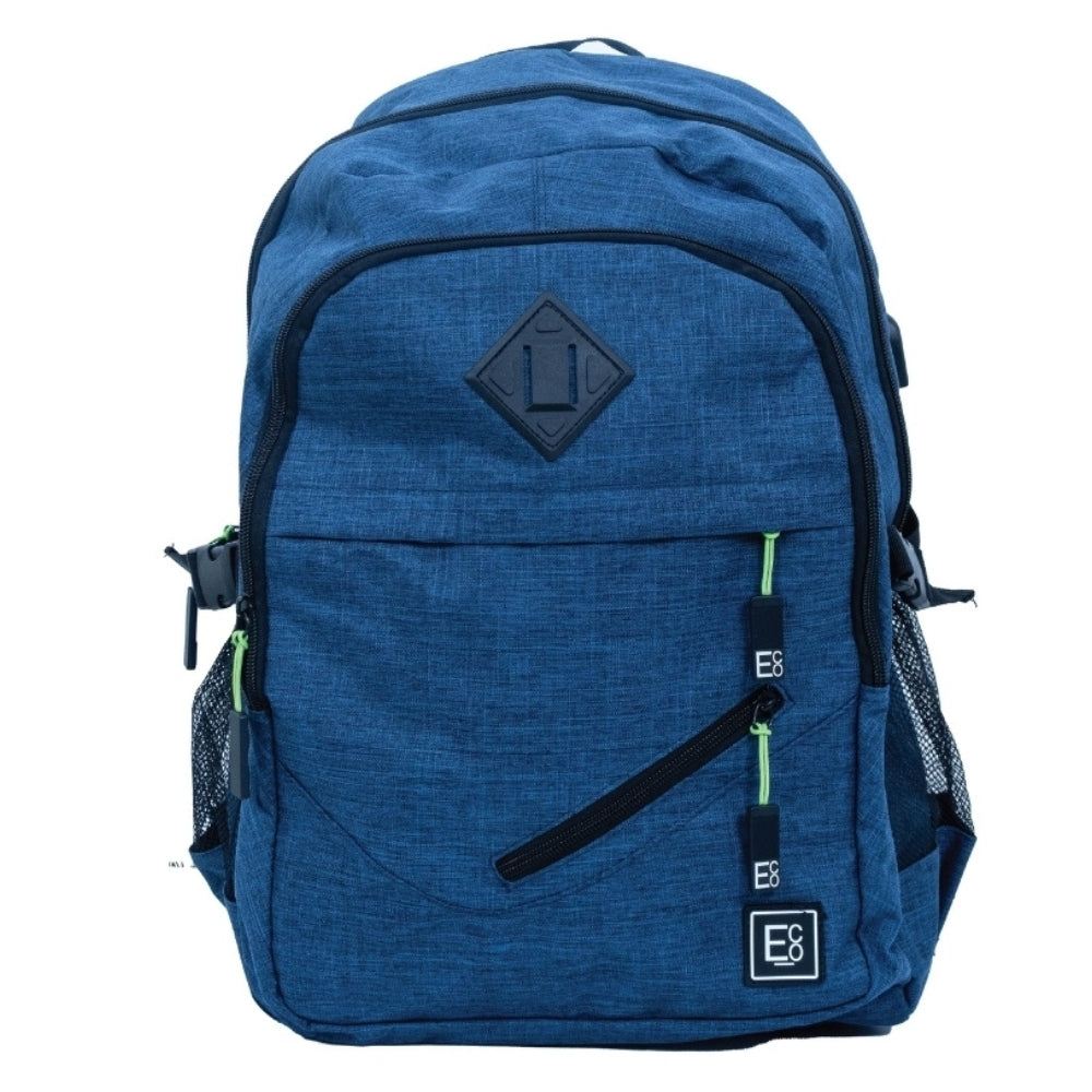 Sac à dos avec 5 compartiments, port USB pour ordinateur portable et téléphone