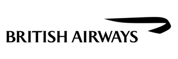 British Airways Logo – black silhouette version used to indicate airline compatibility with eco-friendly luggage