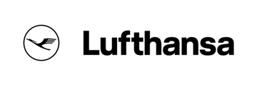 Lufthansa Airlines Logo – black silhouette version used to indicate airline compatibility with eco-friendly luggage