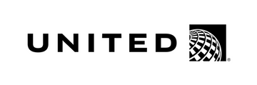 United Airlines Logo – black silhouette version used to indicate airline compatibility with eco-friendly luggage