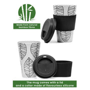 Feature image highlighting the Bamboo Coffee Cup’s sustainable materials—crafted from biodegradable bamboo fiber with reusable components, designed to reduce single-use waste