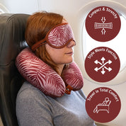 Neck Pillow with Eye Mask