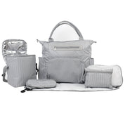 Striped Diaper Bag Set
