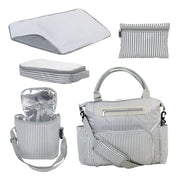 Striped Diaper Bag Set