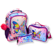 3 Piece Vibrant Kids Backpack Set