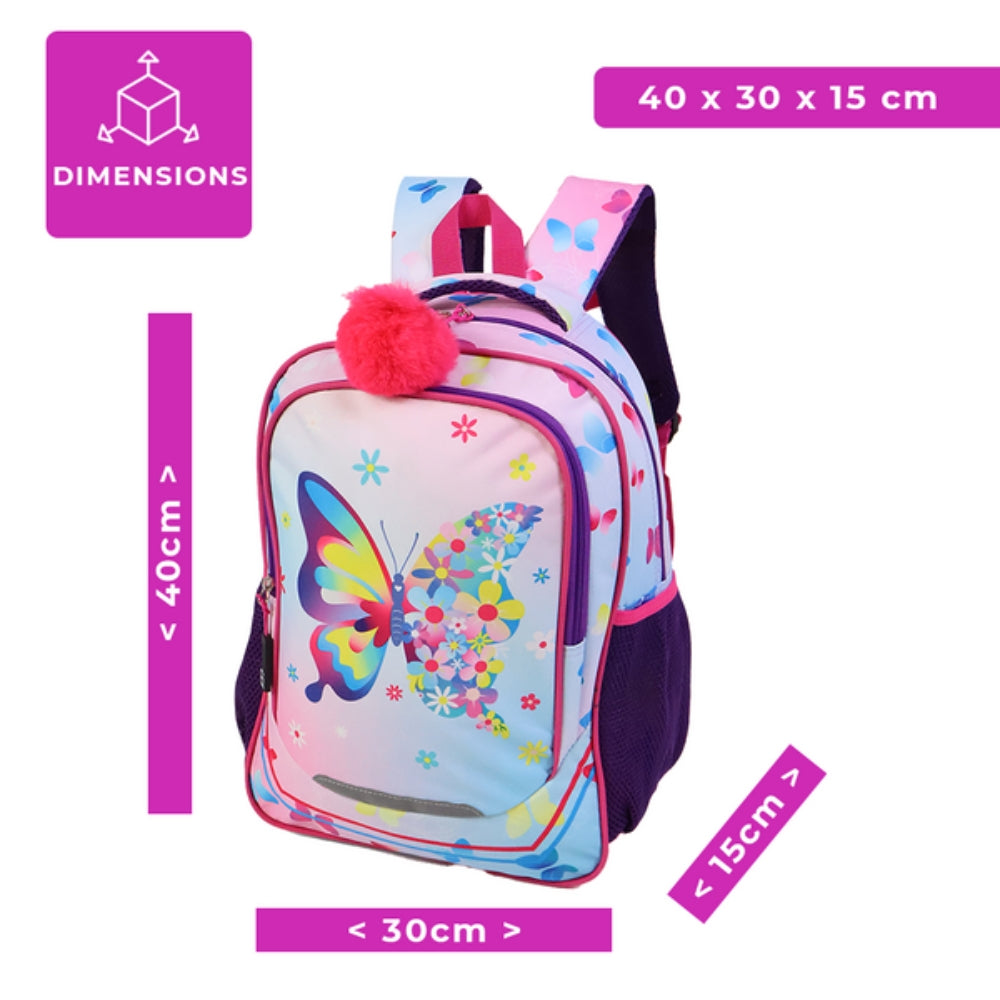 3 Piece Vibrant Kids Backpack Set