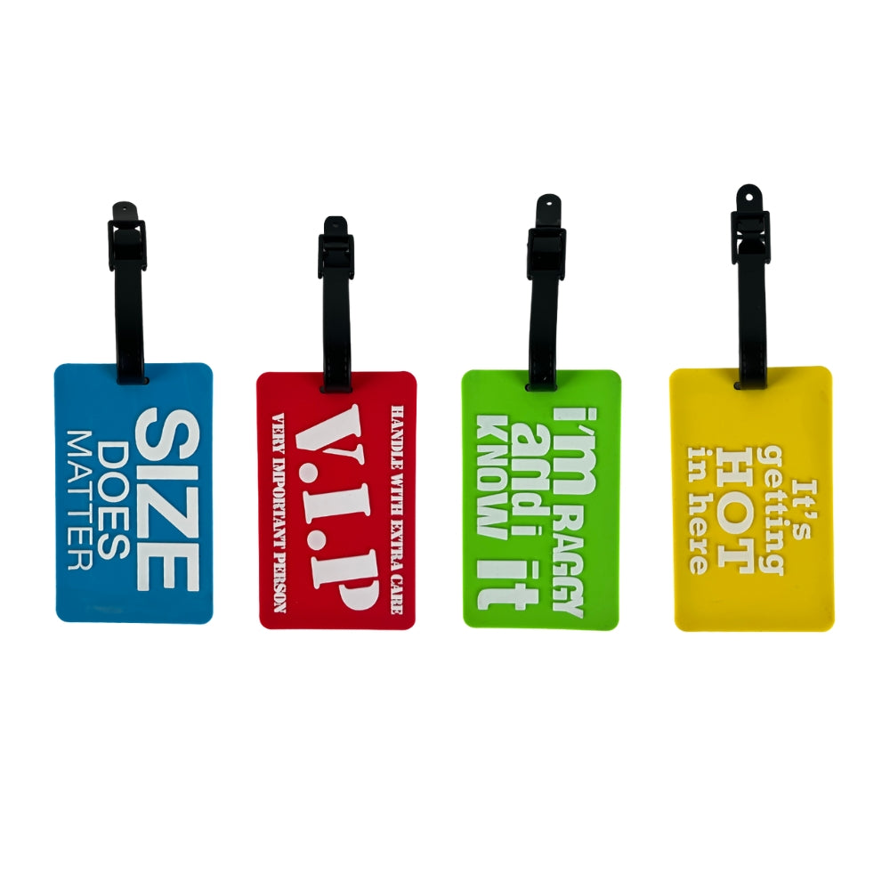 Luggage Tags - 4 Pack