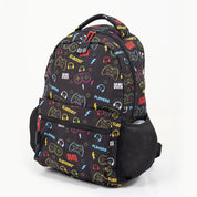 Colorful Designer Student Backpack - Gamer Design