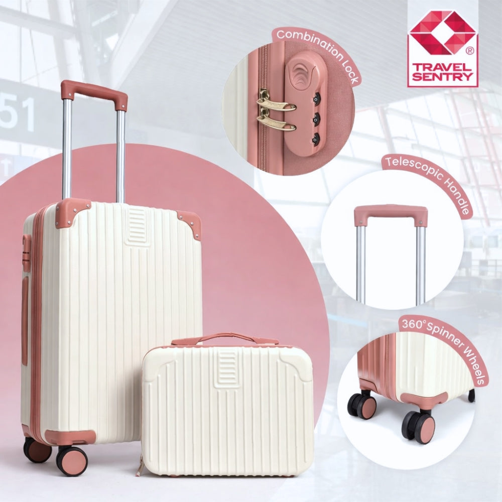 Dubai Hardshell Luggage with Cosmetic Case