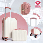Dubai Hardshell Luggage with Cosmetic Case