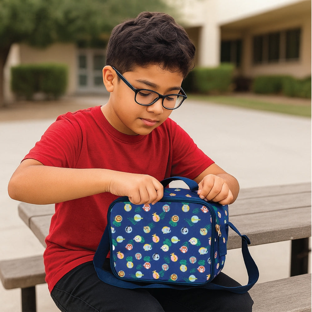 3 Piece Vibrant Kids Backpack Set