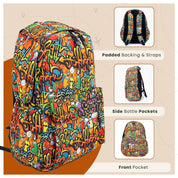 Graffiti Designer Student Backpack