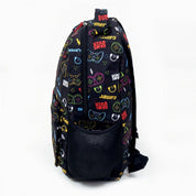 Colorful Designer Student Backpack - Gamer Design