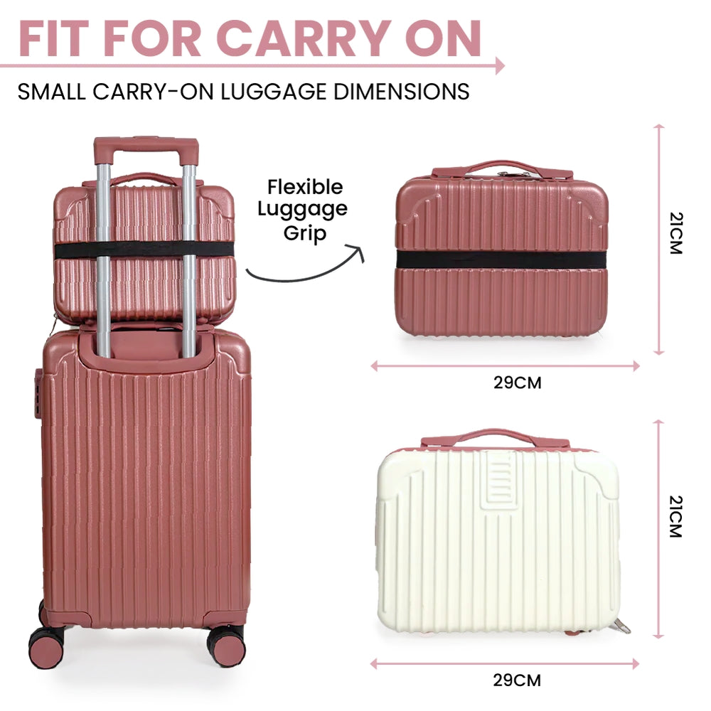 Dubai Hardshell Luggage with Cosmetic Case