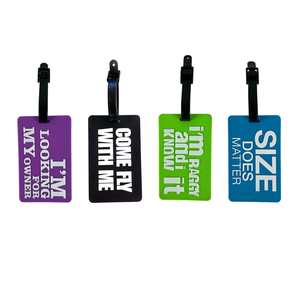 Luggage Tags - 4 Pack
