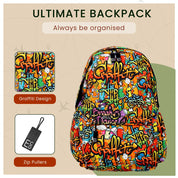 Graffiti Designer Student Backpack